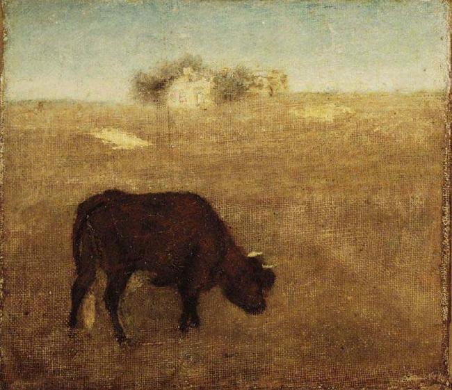 Albert Pinkham Ryder Evening Glow, The Old Red Cow oil painting picture